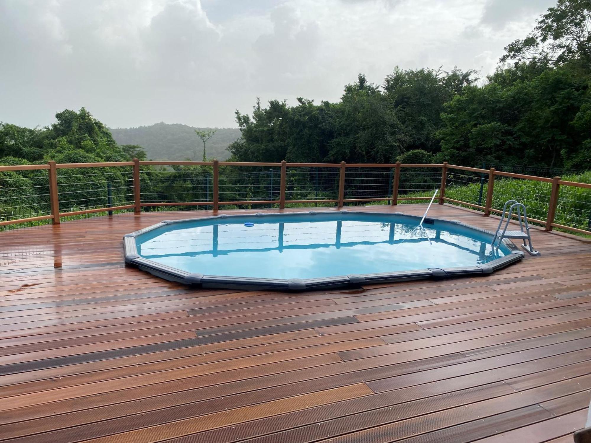 Les Terrasses De Maelle - Jolie Villa F4 Vue Mer Riviere-Salee Екстериор снимка