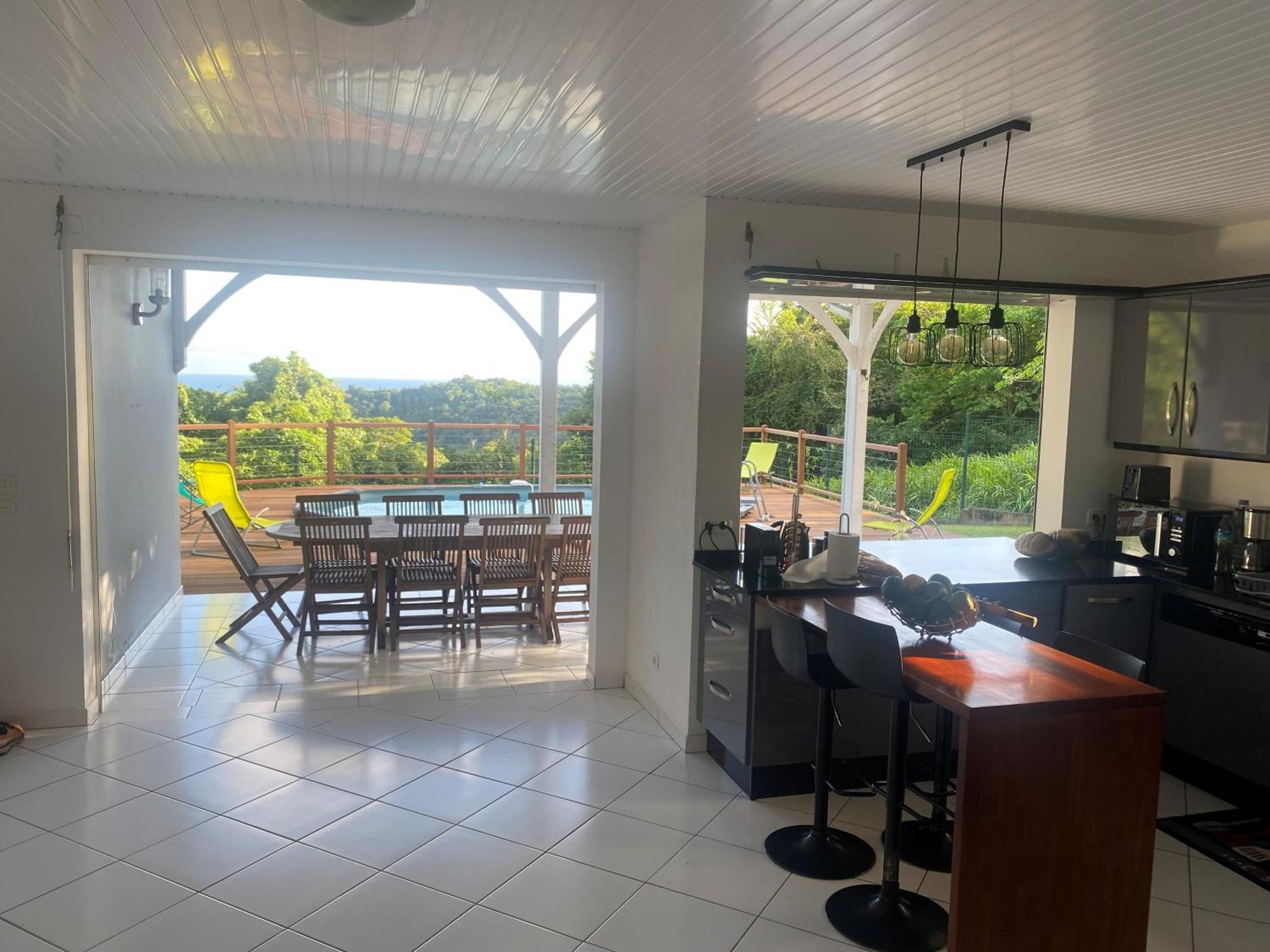 Les Terrasses De Maelle - Jolie Villa F4 Vue Mer Riviere-Salee Екстериор снимка